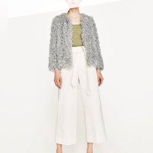 NWT Zara silver gray fall/winter Jacket, Size S